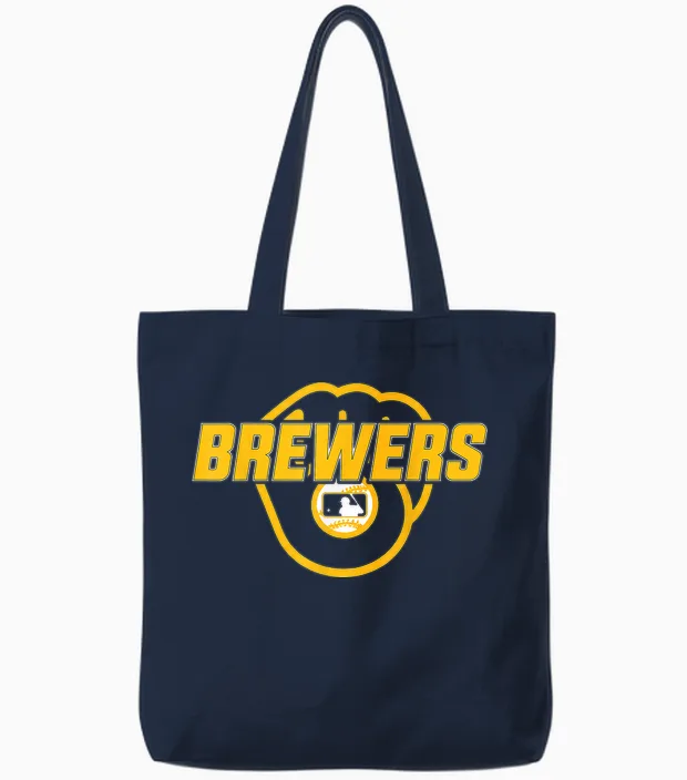 Vintage Brewers Retro Classic Gifts for Men Women Tote Bags in Navy