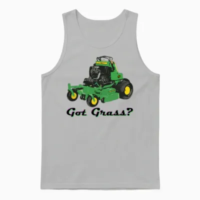 Got Grass? Ready to Mow Unisex Tank Top - Ash