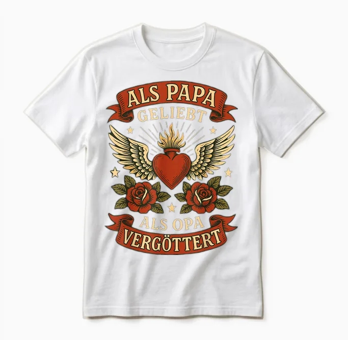 Opa Geburtstag Geschenk Shirt Opa Spruch Lustig Tshirt Opa Unisex T-Shirt in White