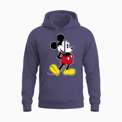 Disney Mickey Mouse Classic Small Pose Unisex Hoodie - Heather Sport Dark Navy