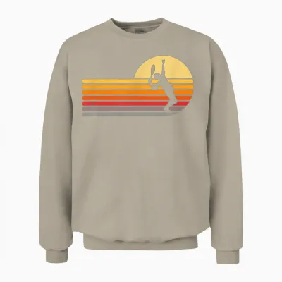Retro Tennis Unisex Sweatshirt - Sand