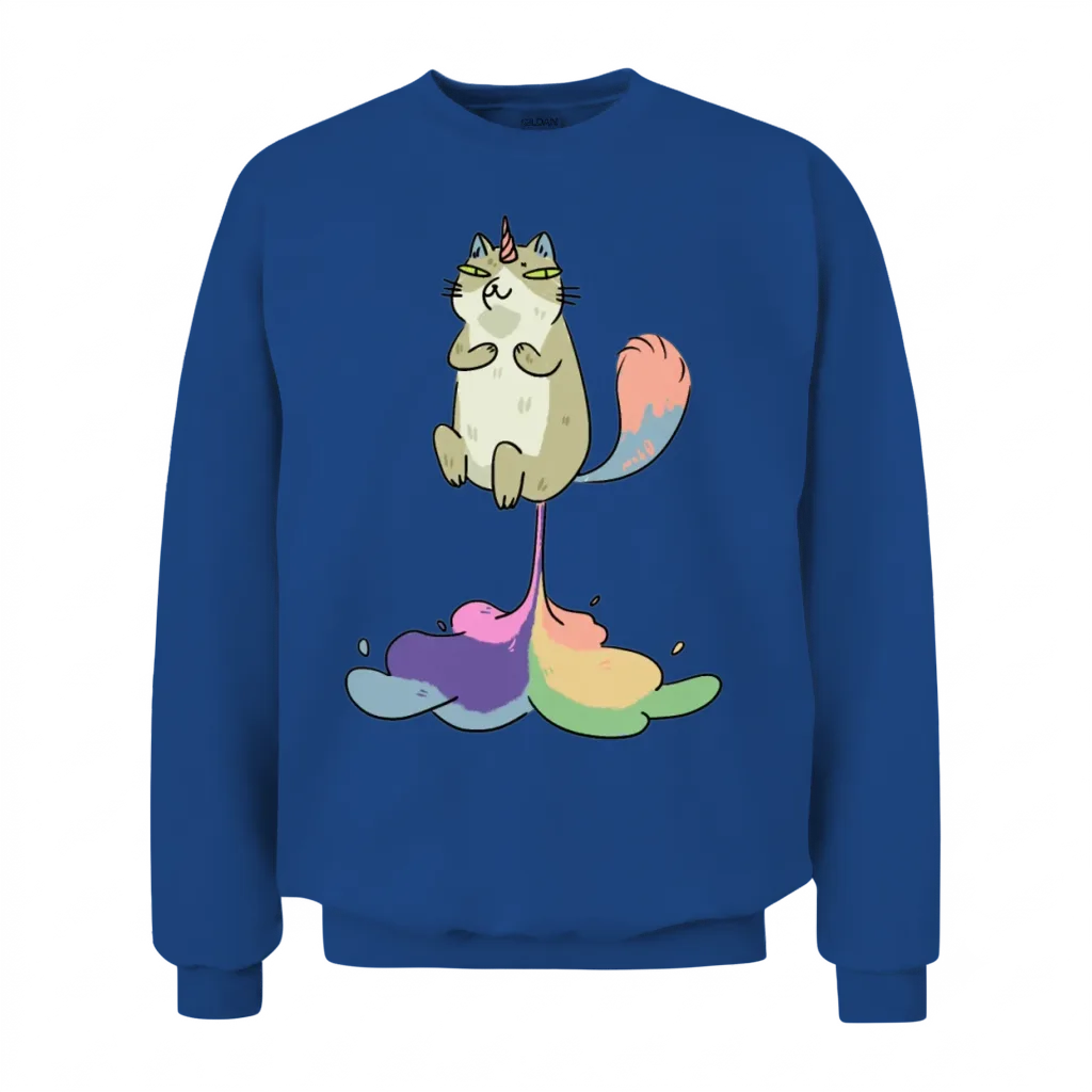 Funny Unicorn Cat β Lovers Unisex Sweatshirt - Royal