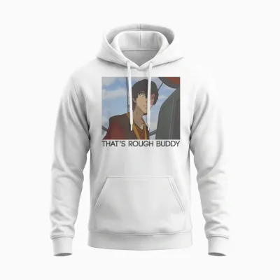 Avatar: the Last Airbender Zuko Panel That's Rough Buddy Unisex Hoodie - White