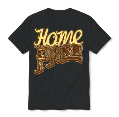 Home Free Vocal Band a Capella Country Group Unisex T-Shirt - Black