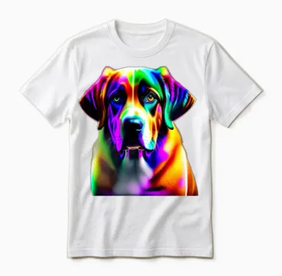 Dog Chien Unisex T-Shirt - White