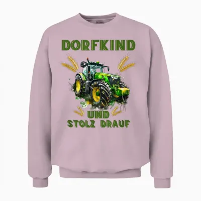 Deutz Traktor Für Das Dorfkind I Landwirtschaft Kinder Unisex Sweatshirt - Light Pink