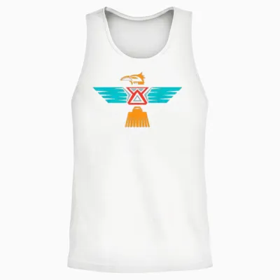 Thunderbird Stammeskunst Native American Indianer Indigene Unisex Tank Top - White