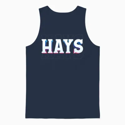 Retro - Hays Unisex Tank Top - Navy