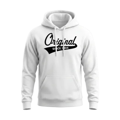 Original Since 2004 (year of Birth, Birthday / B) Unisex Hoodie - White