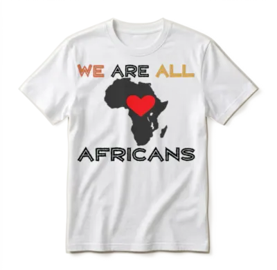 We Are All Africans Unisex T-Shirt - White