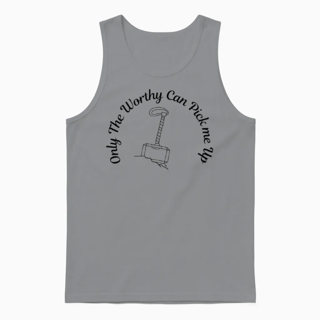 Mjolnir - Thor Unisex Tank Top in Sport Grey