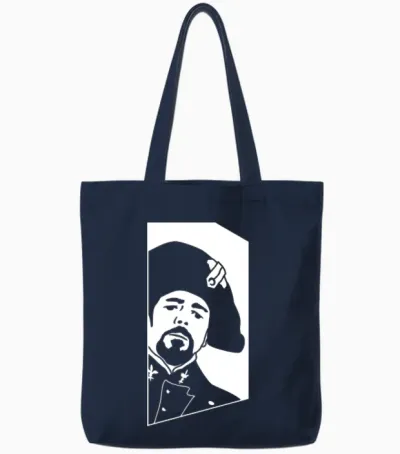 Javert Les Mis Fandom Meme Design Tote Bags - Navy