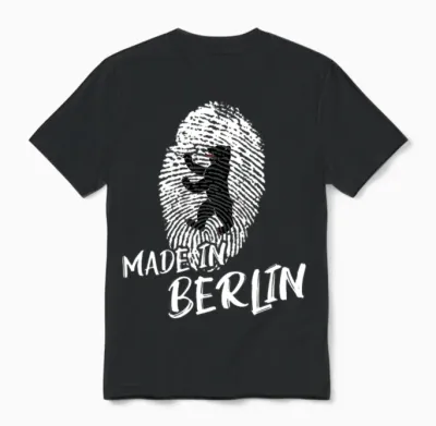 Made in Berlin Berliner Unisex T-Shirt - Black