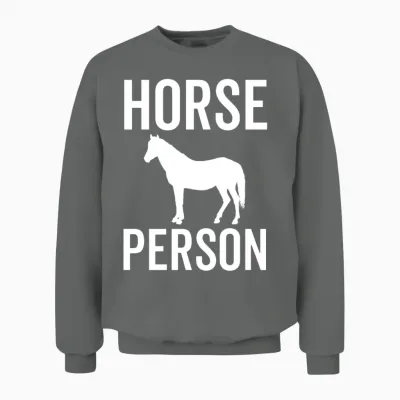 Horse Person Unisex Sweatshirt - Graphite Heather