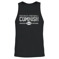 Fantasy Football Commish Unisex Tank Top - Black – 2