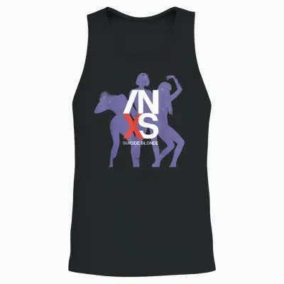 Inxs – Suicide Blonde Dancers T-Shirt, Black, S Unisex Tank Top - Black