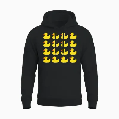Rubber Ducks Unisex Hoodie - Black