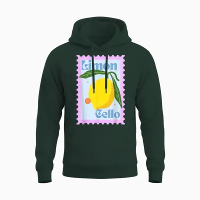 Limoncello Lemons Italian Summer Unisex Hoodie - Forest