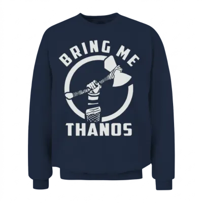 Bring Me Thanos Stormbreaker Black and White Unisex Sweatshirt - Navy