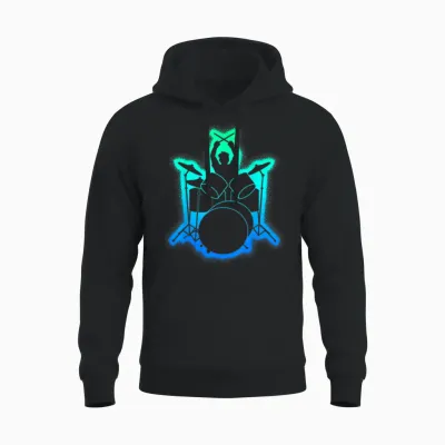 Drummer Children's / Boys' Drummer Unisex Hoodie - Black