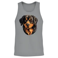 Cute Dog , Dog Breeds , Cute Dogs , Puppy , Dog Unisex Tank Top - Sport Grey – 2
