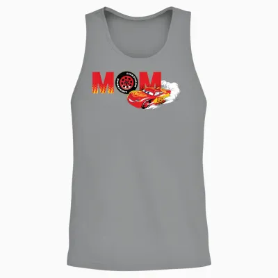 Disney & Pixar's Cars Mom Birthday Gift Mother's Day Unisex Tank Top - Sport Grey