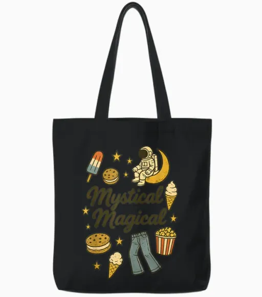 Mystical Magical Ben Son Boone Country American Women Men Tote Bags - Black