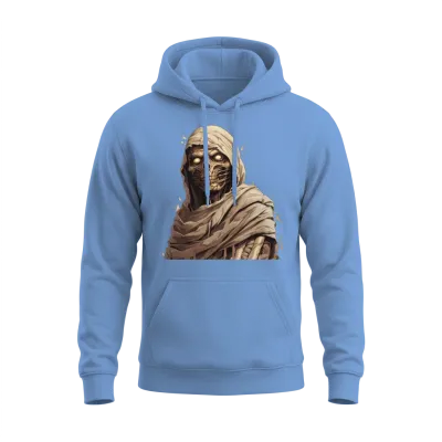 Undead Mummy Unisex Hoodie - Carolina Blue