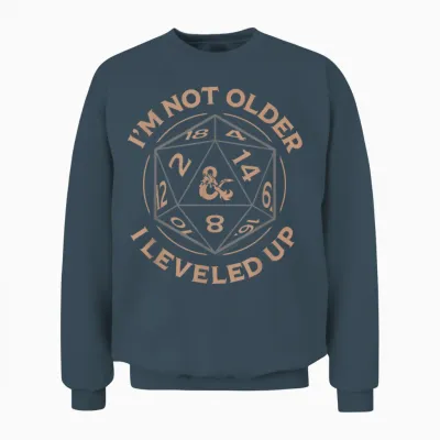 Dungeons & Dragons Birthday Level Up Unisex Sweatshirt - Dark Heather