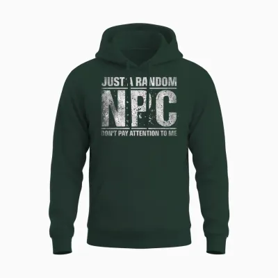 Just a Random Npc Rollenspiel Larping Unisex Hoodie - Forest