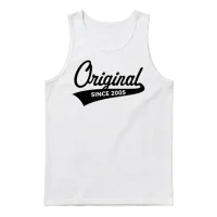 Original Since 2005 (year of Birth, Birthday / B) Unisex Tank Top - White – 1