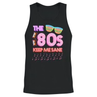 80s Retro 1980 Unisex Tank Top - Black – 2
