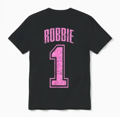 Robbie Supporter Number 1 Größter Fan Unisex T-Shirt - Black