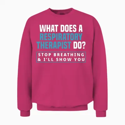 Funny Respiratory Therapist Respiratory Therapy Unisex Sweatshirt - Heliconia