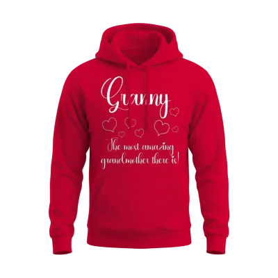 Granny the Most Funny Unisex Hoodie - Red