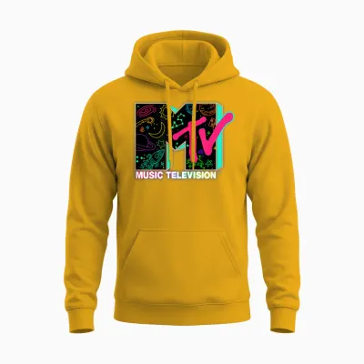 Mademark X Mtv - Music Television - Intergalactic Unisex Hoodie - Gold