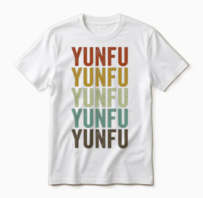 Yunfu China Retro Vintage Unisex T-Shirt - White