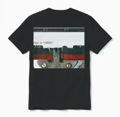 Retro Unisex T-Shirt - Black