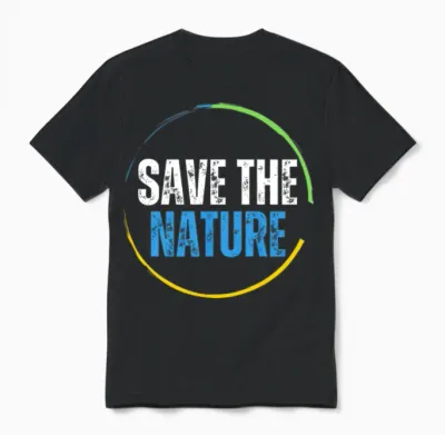 Save the Nature Unisex T-Shirt - Black