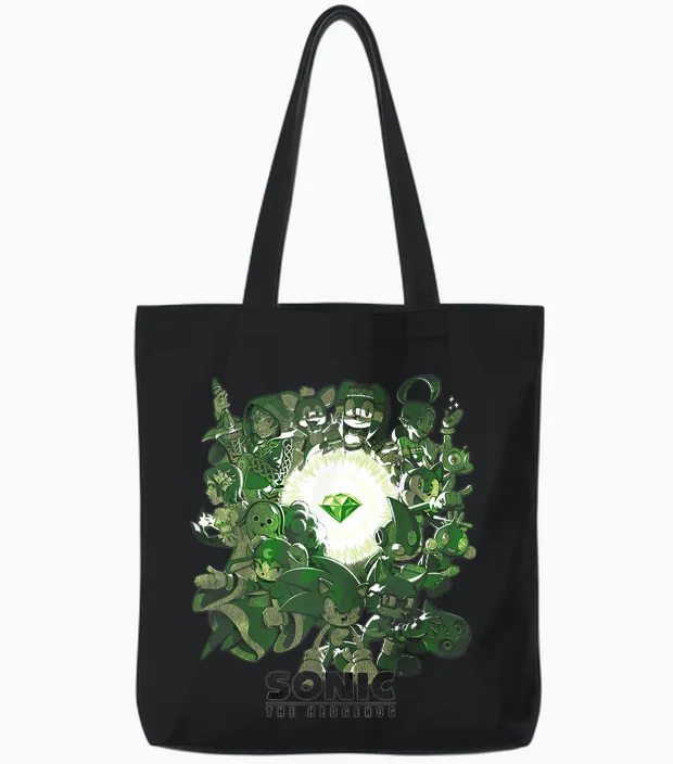 Sonic the Hedgehog - Guardians of the Emerald Tote Bags in Black