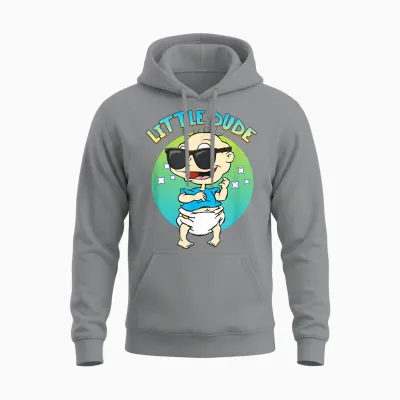 Tommy Pickles - Little Dude Unisex Hoodie - Sport Grey