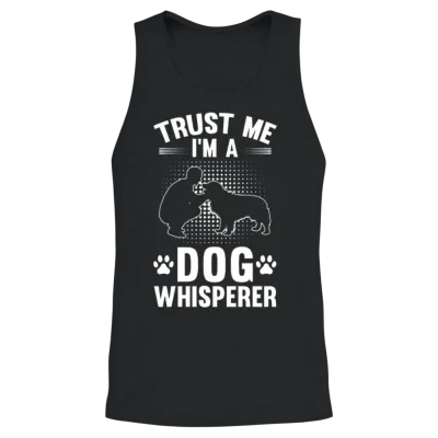 Dog Trainer Men Dog Agility Training Unisex Tank Top - Black