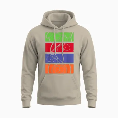 South Park - Minimal Faces Unisex Hoodie - Sand