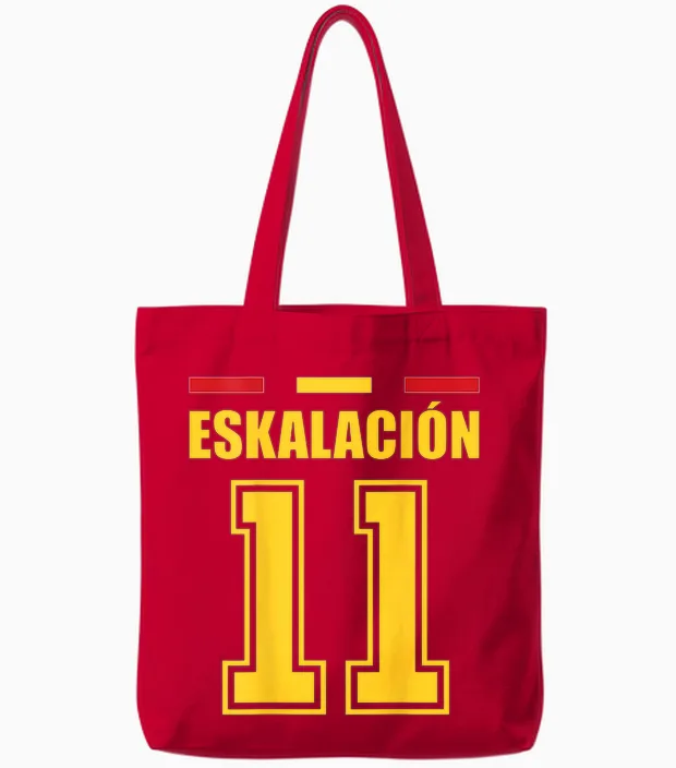 Lustige Namen Spanien Trikot Für Mallorca Und Die Party Tote Bags in Red