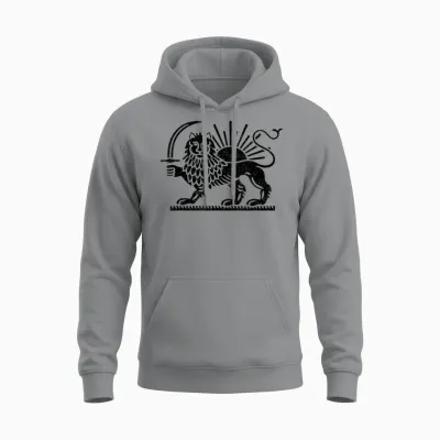 Symbole Du Lion Et Du Soleil Perse Iran Unisex Hoodie - Sport Grey