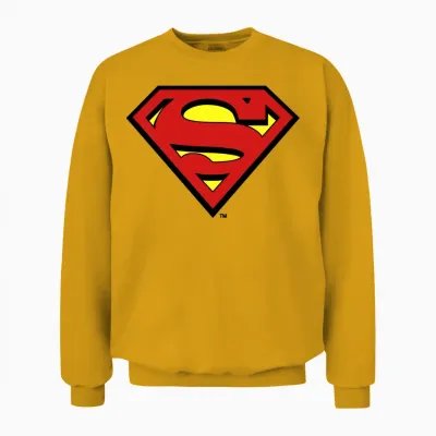 Superman S-Shield Unisex Sweatshirt - Gold
