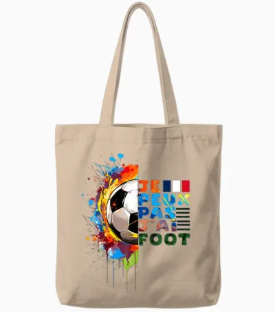 Je Peux Pas J'ai Football France Funny Gift Idea Footballer Tote Bags - Natural