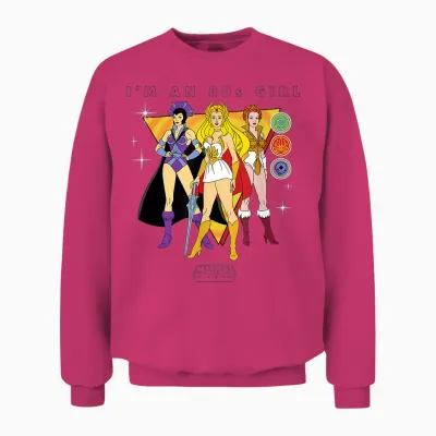 Maîtres De L'univers, Je Suis Une Fille Des Années 80 Unisex Sweatshirt - Heliconia