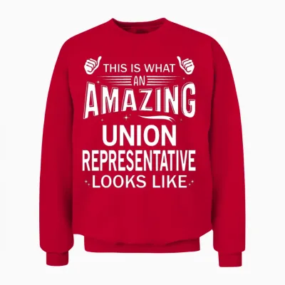 Amazing Union Representative Unisex Sweatshirt - Red
