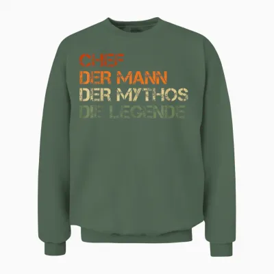 Chef - Der Mann, Der Mythos, Die Legende Unisex Sweatshirt - Military Green